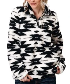 Roper Women's Aztec Polar Fleece Pullover