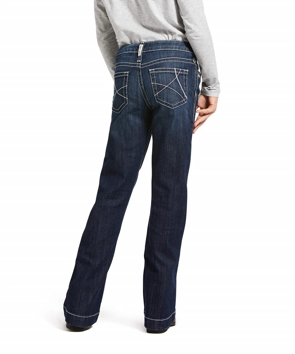 Ariat Girls' Ella Wide Leg Jean - Image 2
