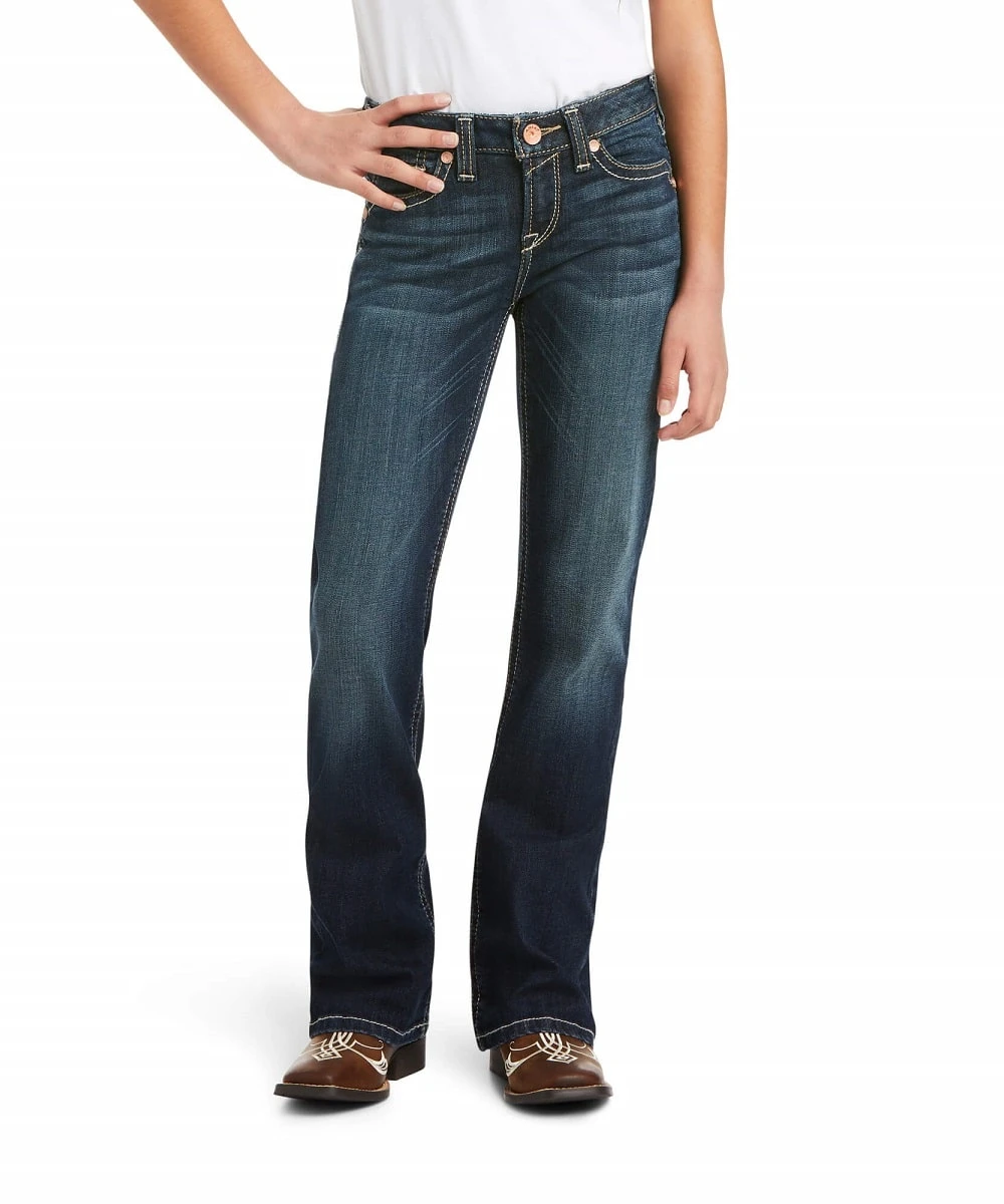Ariat Girls' R.E.A.L. Kylee Boot Cut Jean
