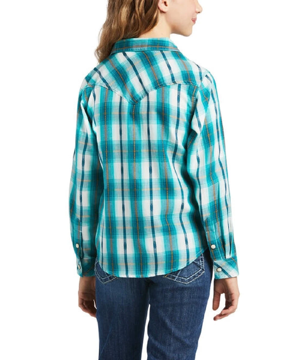 Ariat Girls' REAL Bayou Snap Shirt - Image 2