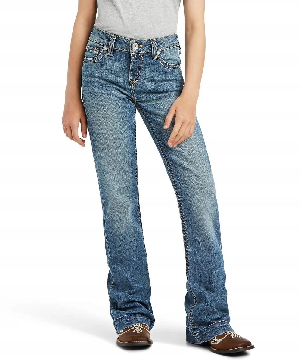 Ariat Girls' R.E.A.L. Allessandra Wide Leg Jean
