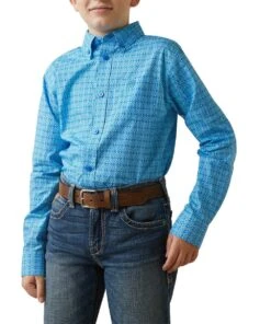 Ariat Boys' Lake Classic Button Down Shirt