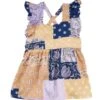Wrangler Baby Girls' Ruffle Patchwork Dress