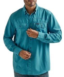 Wrangler Men's Performance Button Down Shirt