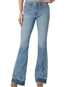 Wrangler Women's Retro Premium High Rise Trouser Jean