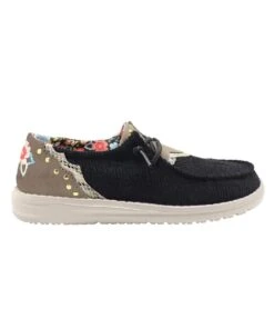 Hey Dude Women's Rodeo Black Wendy Shoe