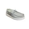 Hey Dude Youth Chambray Braid Grey Shoe