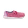 Hey Dude Youth Sparkle Pink Wendy Shoe