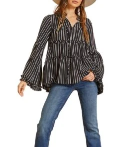 Andree By Unit Women's Tiered Blouse