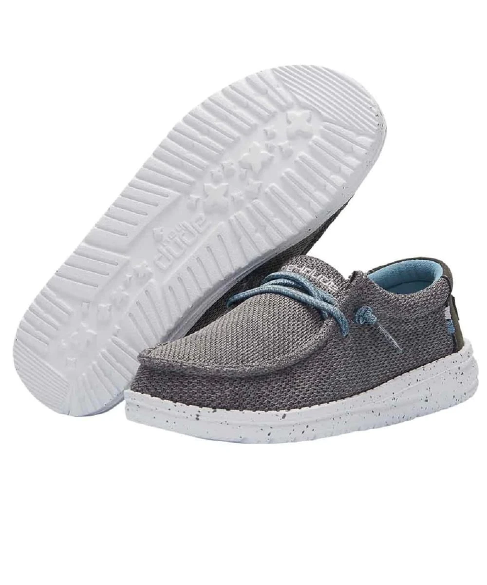Hey Dude Youth Sharkskin Wally Sox Shoe