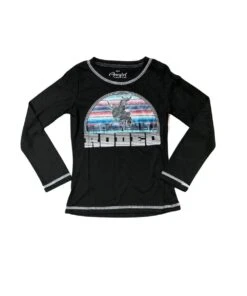 Cowgirl Hardware Girls' Serape Rodeo Shirt