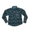 Cowboy Hardware Girls' Floral Snap Shirt
