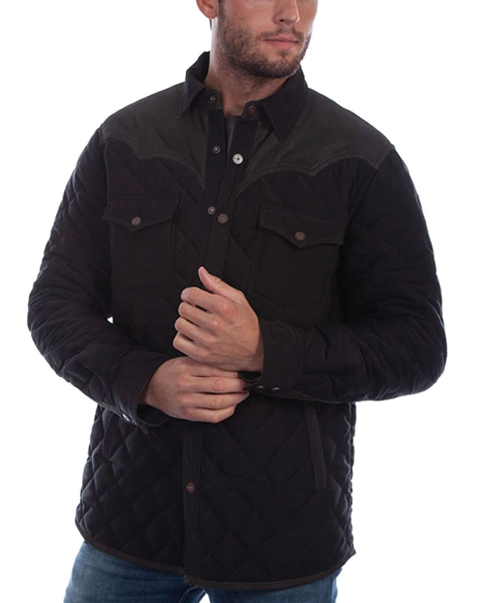 Scully Men's Quilted Canvas Jacket - Image 2