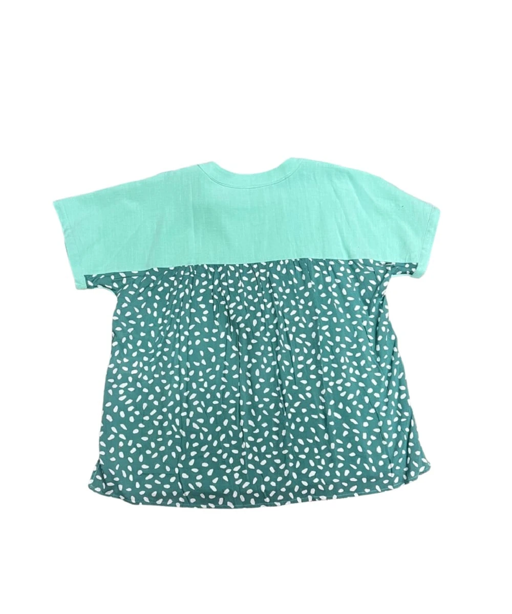 Kori America Women's Contrast Linen Top - Image 2