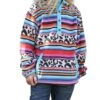 Cinch Girls' Striped Polar Fleece Pullover