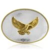 Montana Silversmiths Rippling Water Eagle Buckle