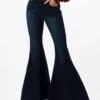 Grace In LA Women's High Rise Flare Jean