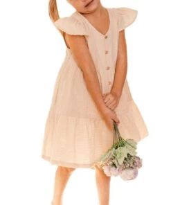 Oddi Girls' Natural Dress