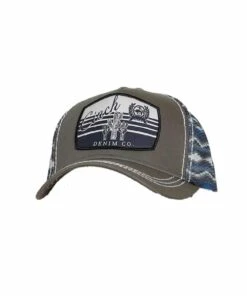 Cinch Women's Blue Aztec Trucker Cap