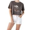 Miss Me Women's Cowboy Crop Tee