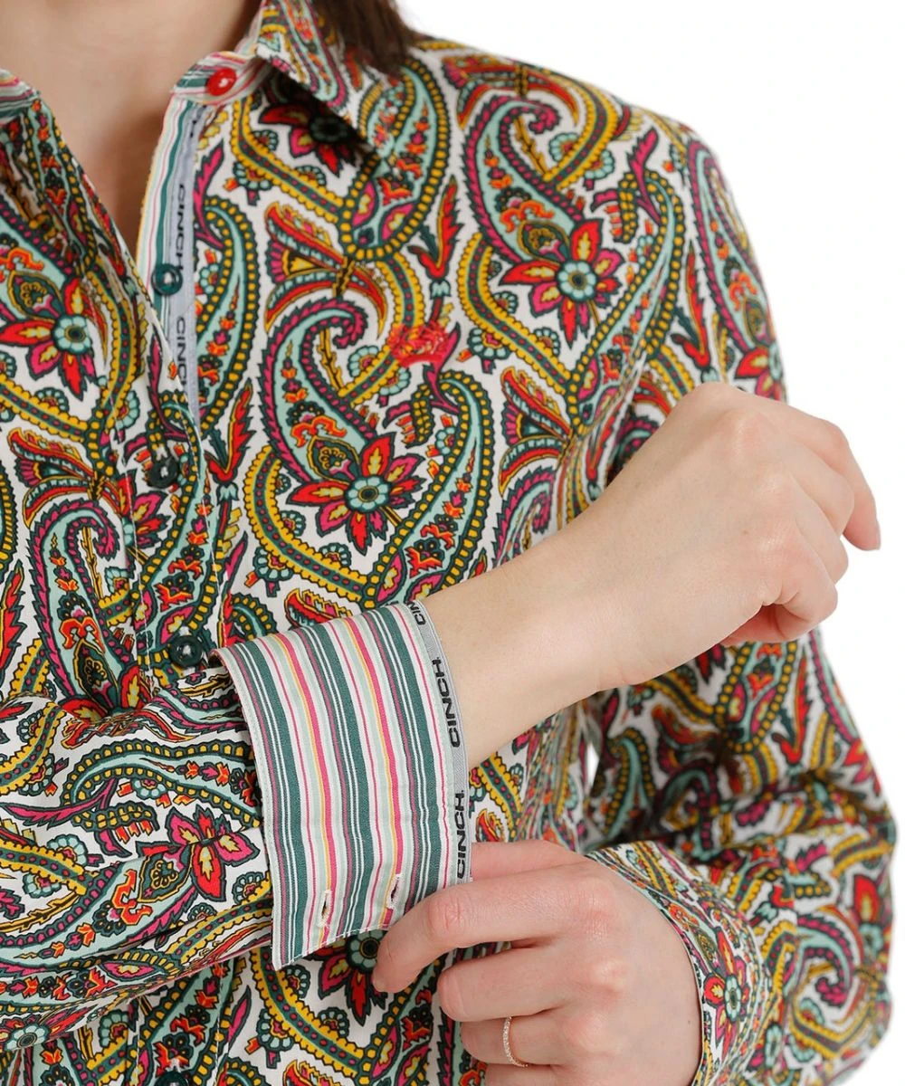 Cinch Women's Western Button Down Shirt - Image 2
