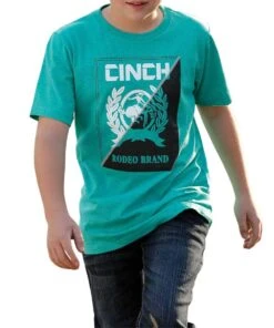 Cinch Boys' Logo Tee