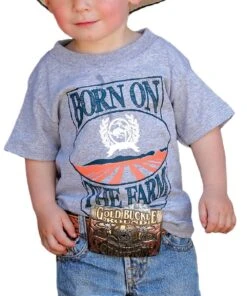 Cinch Infant Boys' Born On The Farm Tee