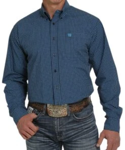 Cinch Men's Plaid Button Down Shirt
