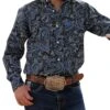 Cinch Boys' Paisley Button Down Shirt