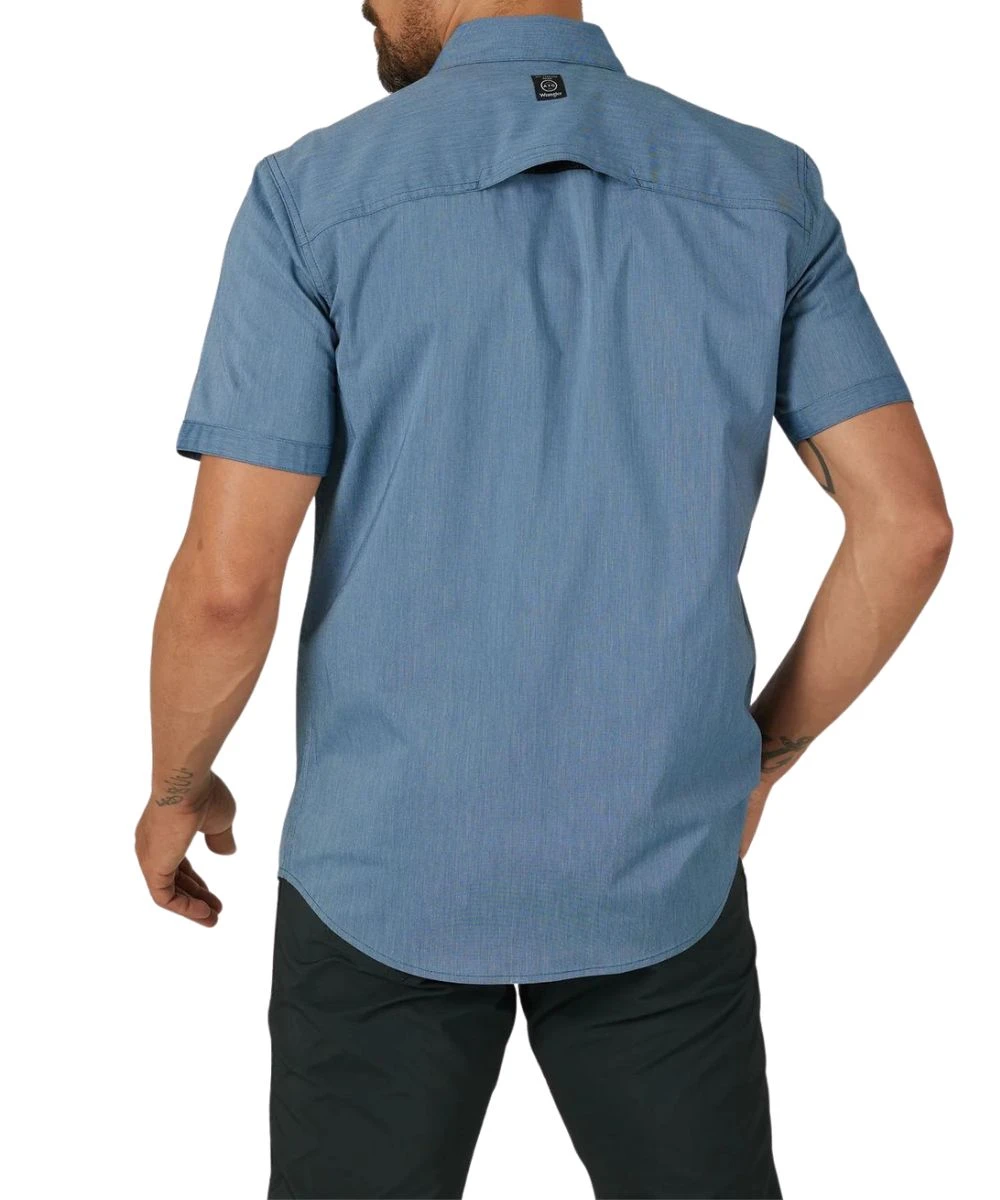 Wrangler Men's ATG Asymmetrical Button Down Shirt - Image 2