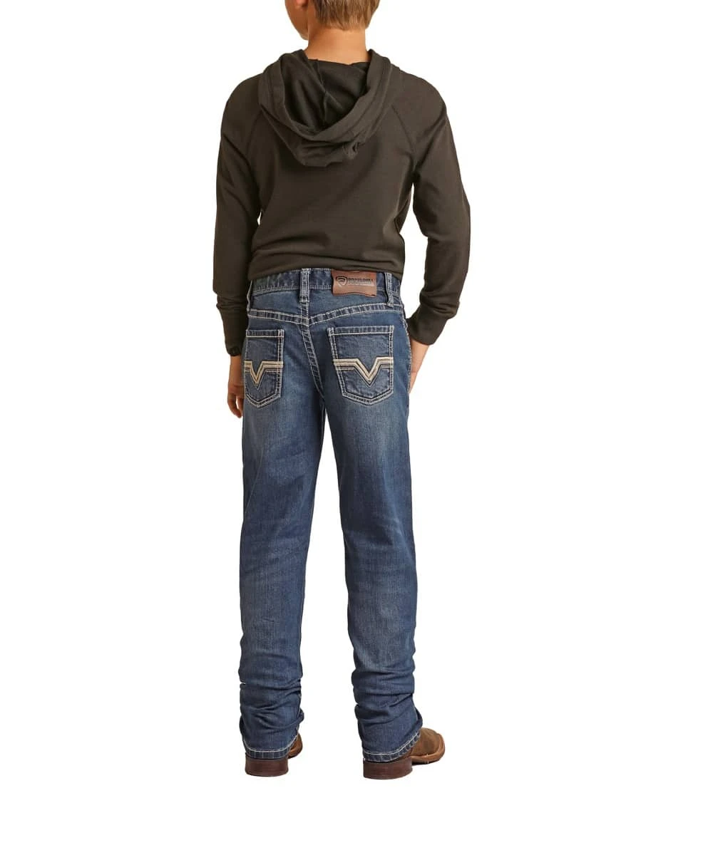 Rock & Roll Cowboy Boys' Revolver Reflex Slim Fit Jean - Image 2