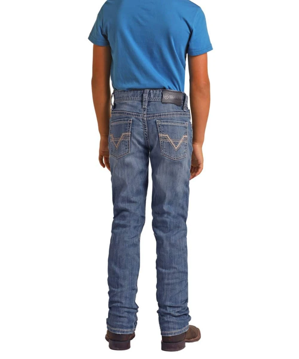 Rock & Roll Cowboy Boys' ReFlex Revolver Jean - Image 2