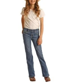 Rock & Roll Cowgirl Girls' Bootcut Jean