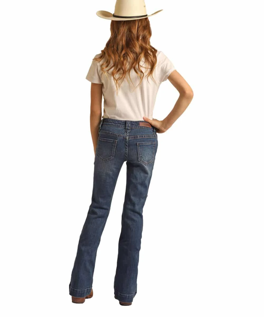 Rock & Roll Cowgirl Girls' Trouser Jean - Image 2