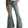 Rock & Roll Cowgirl Girls' Blue Pull On Bell Bottom Jean