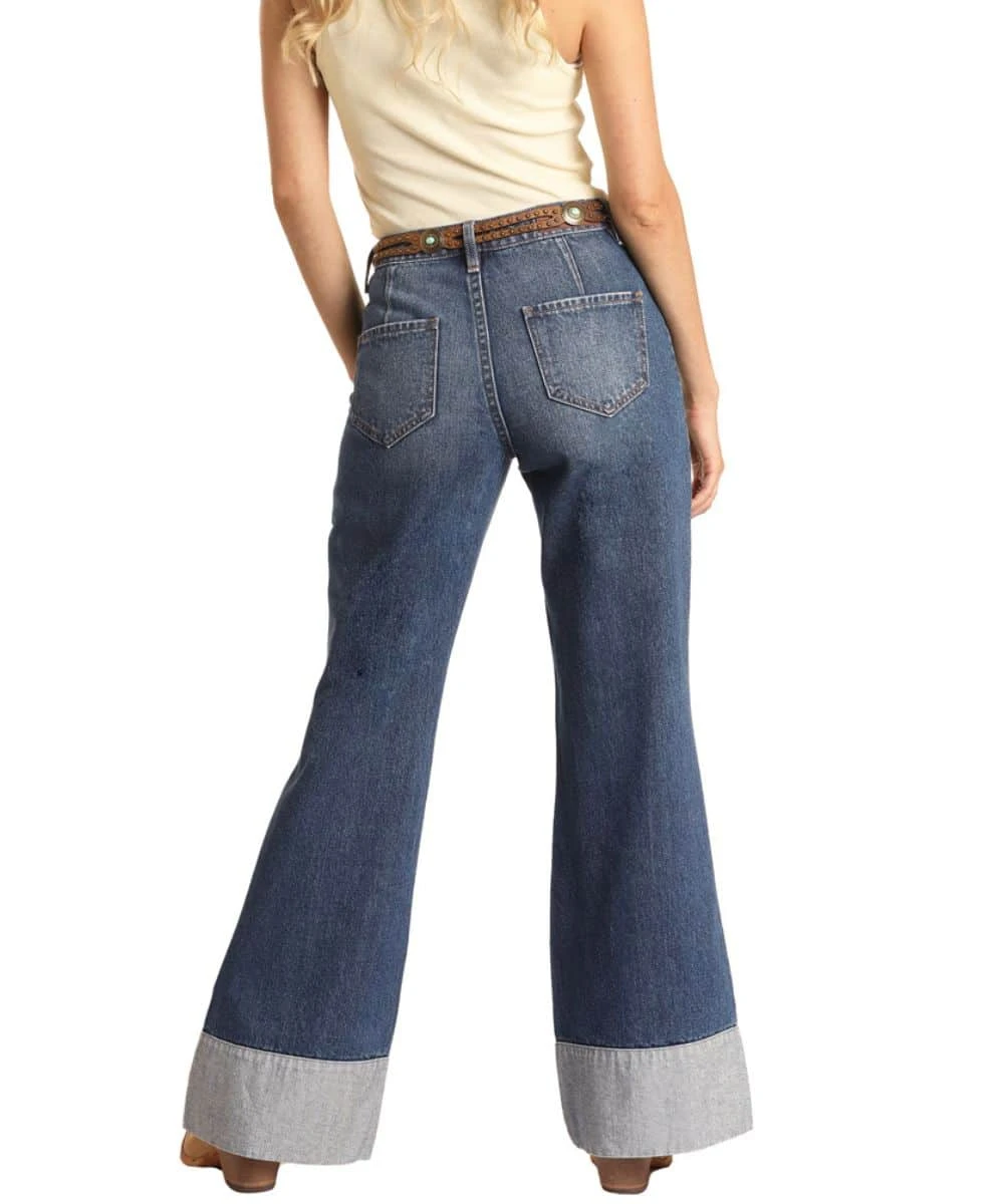 Rock & Roll Cowgirl Women's Comfort Flare Jean - Image 2