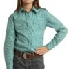 Panhandle Girls' Roughstock Snap Shirt