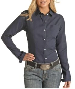Panhandle Women's Rough Stock Button Down Shirt