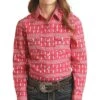 Panhandle Girls' Feather Snap Shirt