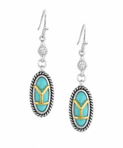 Montana Silversmiths Yellowstone Turquoise Earrings