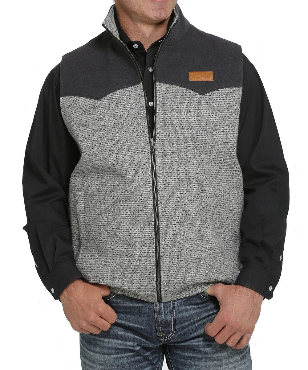 Cinch Men's Big And Tall Wooly Vest
