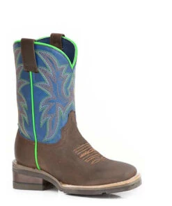 Roper Big Kids' Bright Boy Boot