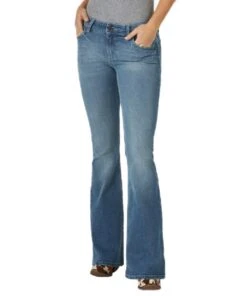 Wrangler Women's Retro Mae Mid Rise Flare Jean