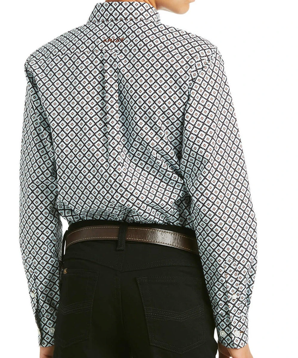 Ariat Boys' Marquez Classic Fit Long Sleeve Shirt - Image 2