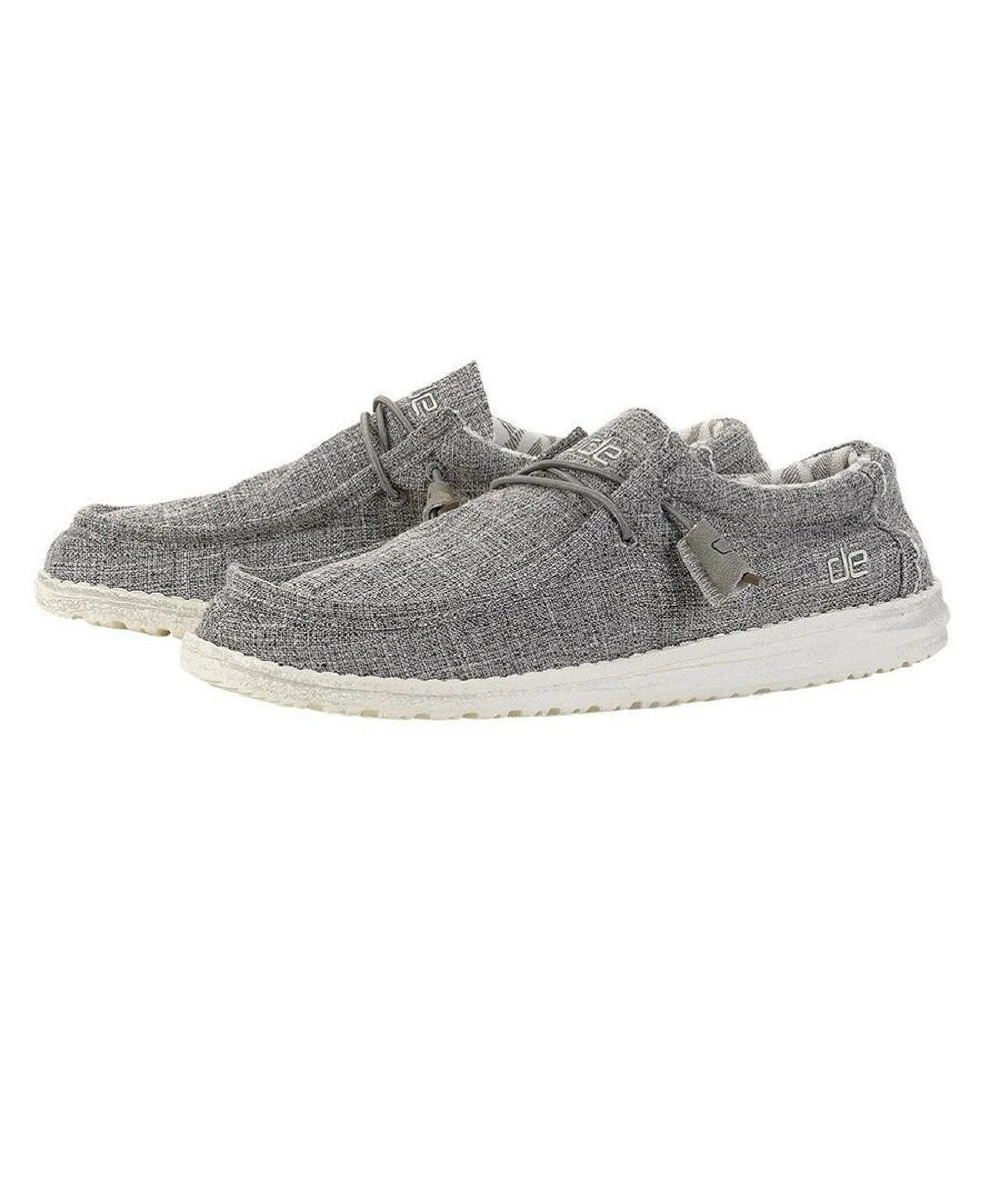 Hey Dude Men's Linen Iron Wally Canvas Shoe - Image 3