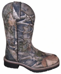Smoky Mountain Children's Square Toe Wilderness Camo Boot