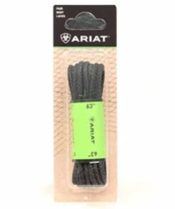 M&F Western Ariat Black Waxed 72" Boot Laces