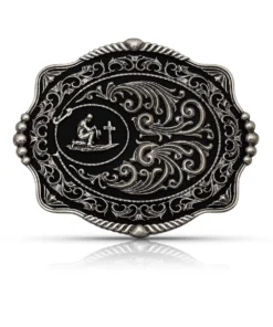 Montana Silversmiths Praying Cowboy Attitude Buckle