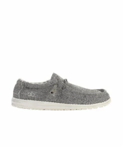 Hey Dude Men's Linen Iron Wally Canvas Shoe
